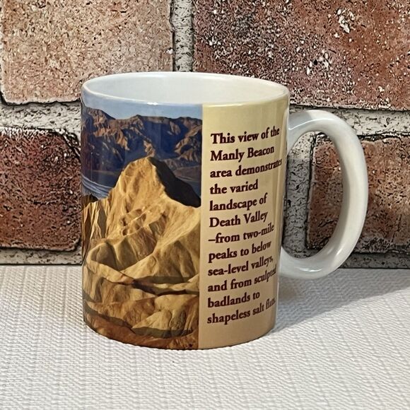 Death Valley National Park Ceramic Coffee Mug 16 oz Multi Manly Beacon Badlands - Picture 8 of 13